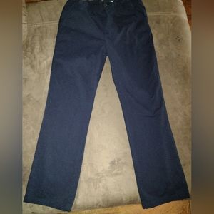 Boys 18 Husky Children's Place Blue Uniform Pants Pull-up Waist